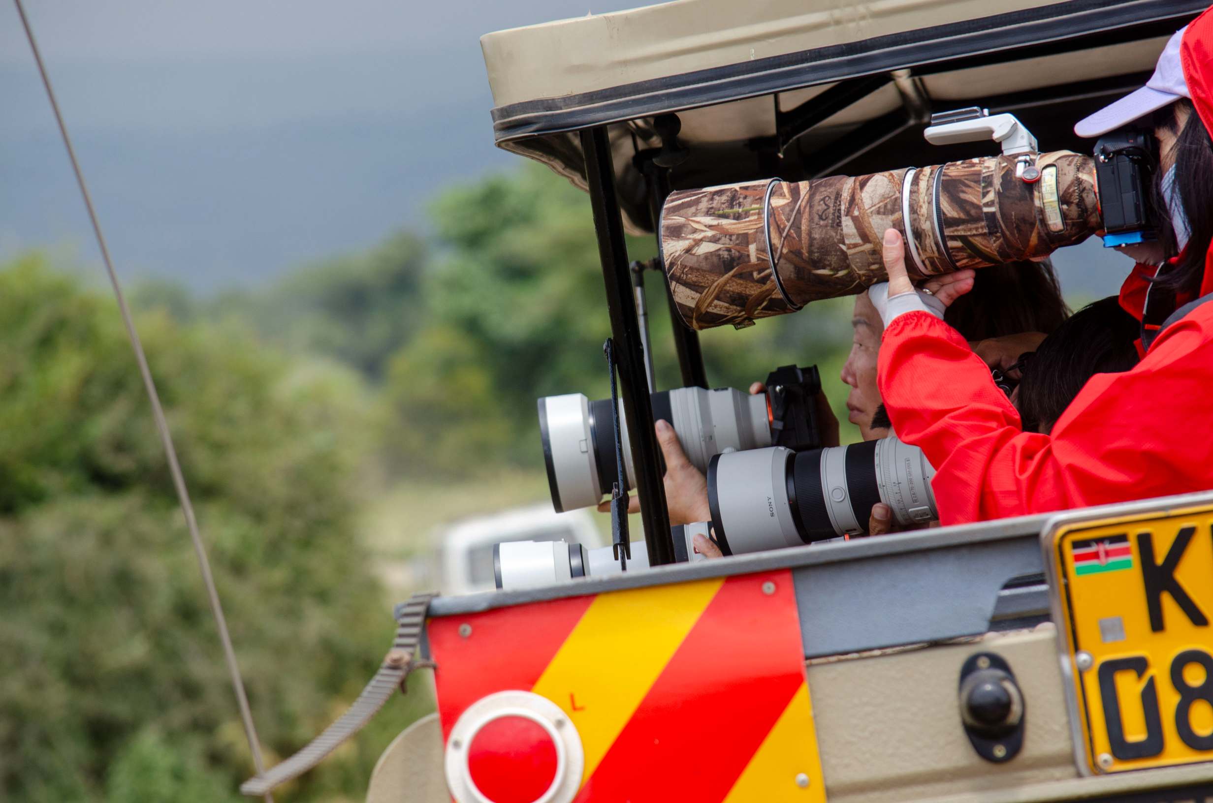 Expert guide teaching wildlife photography Kenya